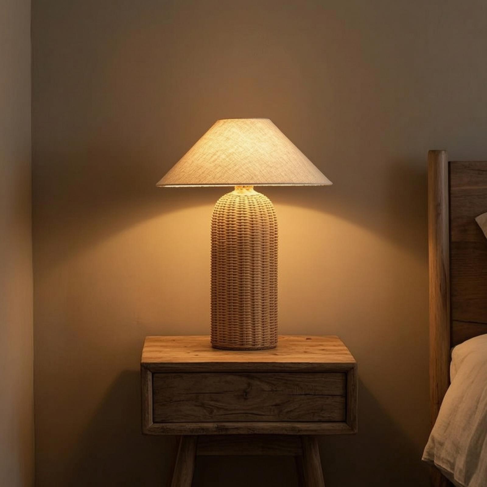 Room Lighting Bedroom Decor - Lampada da Comodino con Base in