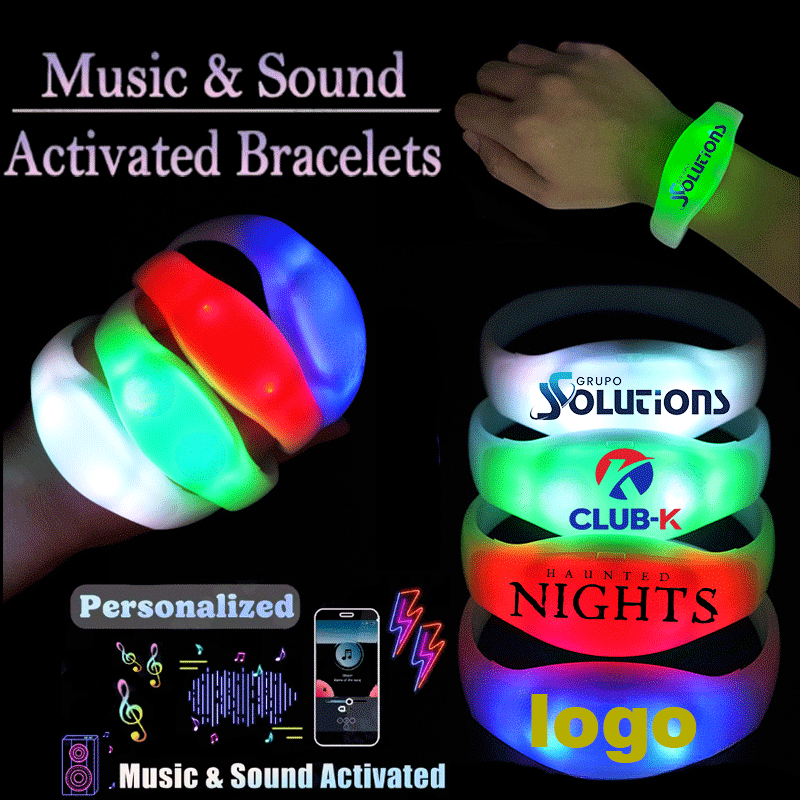 Decor Lighting Hours - Braccialetti luminosi attiviati dalla musica personalizzabili