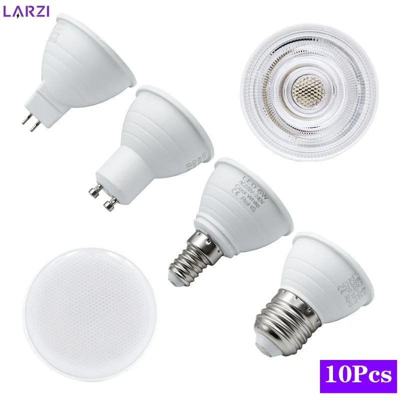Decor Lighting Hours - 10 Lampadine LED E27/E14 MR16 GU10