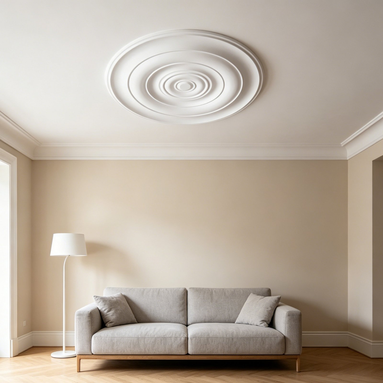 Lighting Decoration - Medaglione Rotondo da Soffitto in Stile