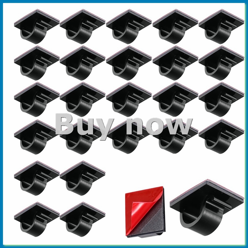 String Light Outdoor - 50 pezzi mini clip per cavi