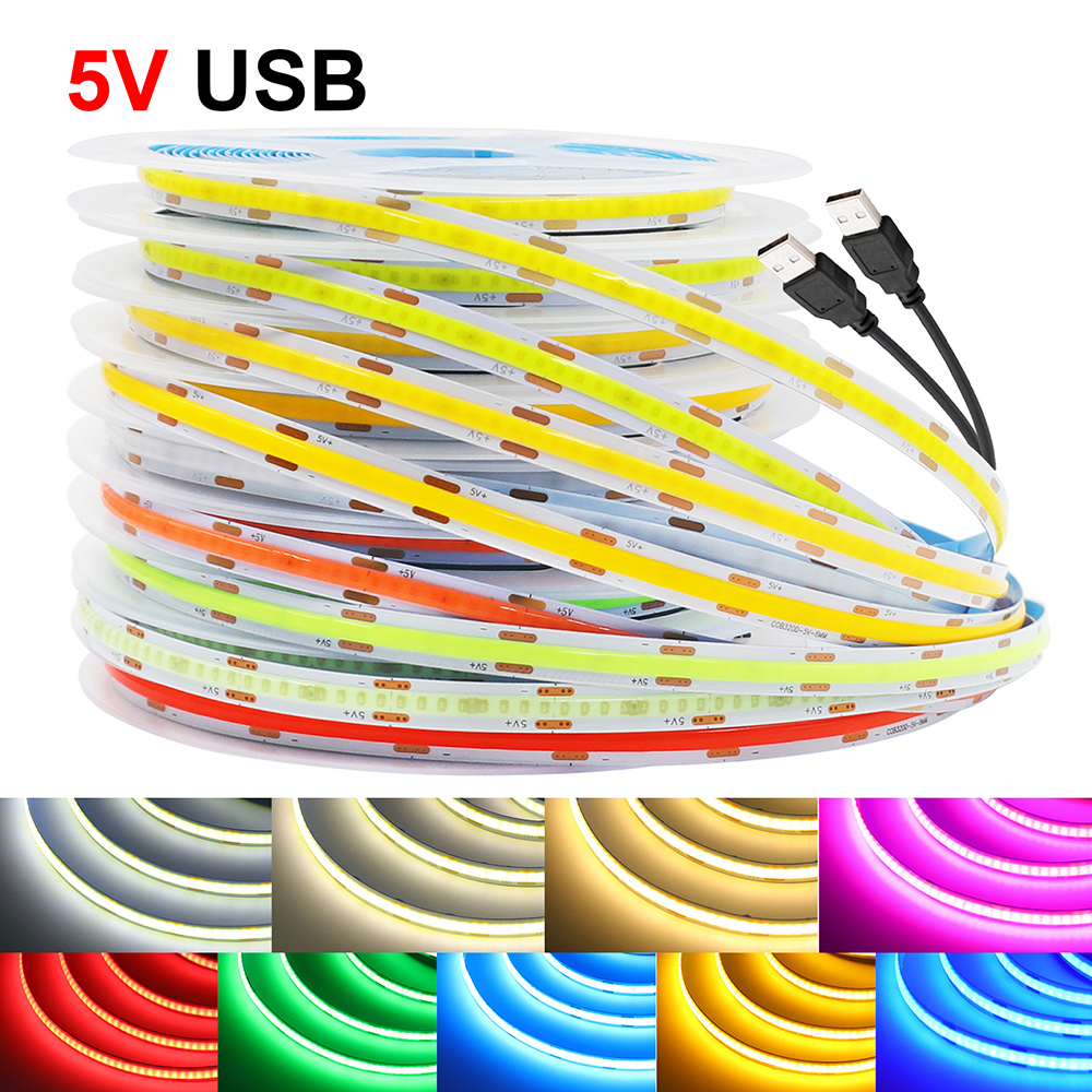 Decor Lighting Hours - Striscia LED COB DC 5V 320
