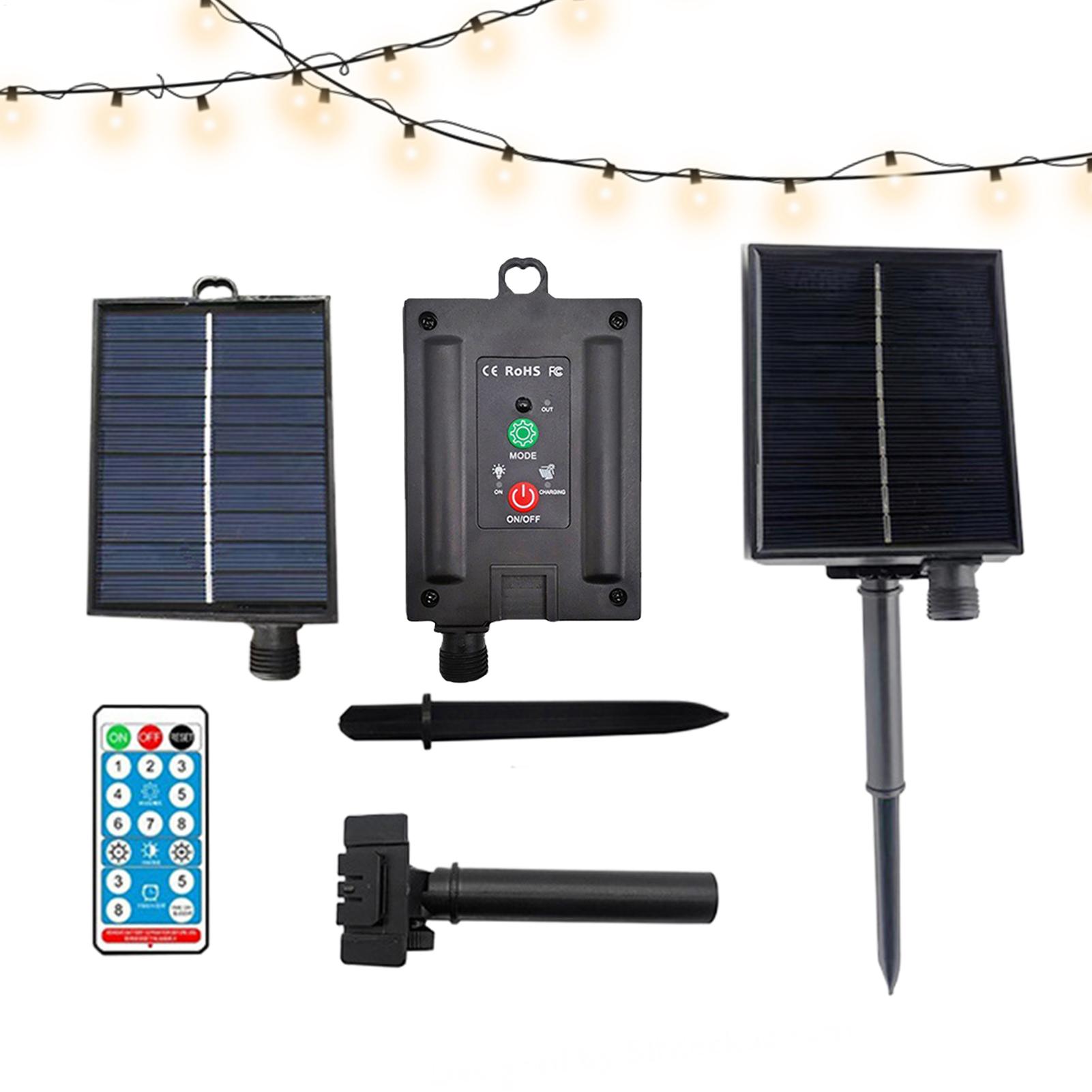 String Light Outdoor - Pannello Solare Portatile 31V Impermeabile con