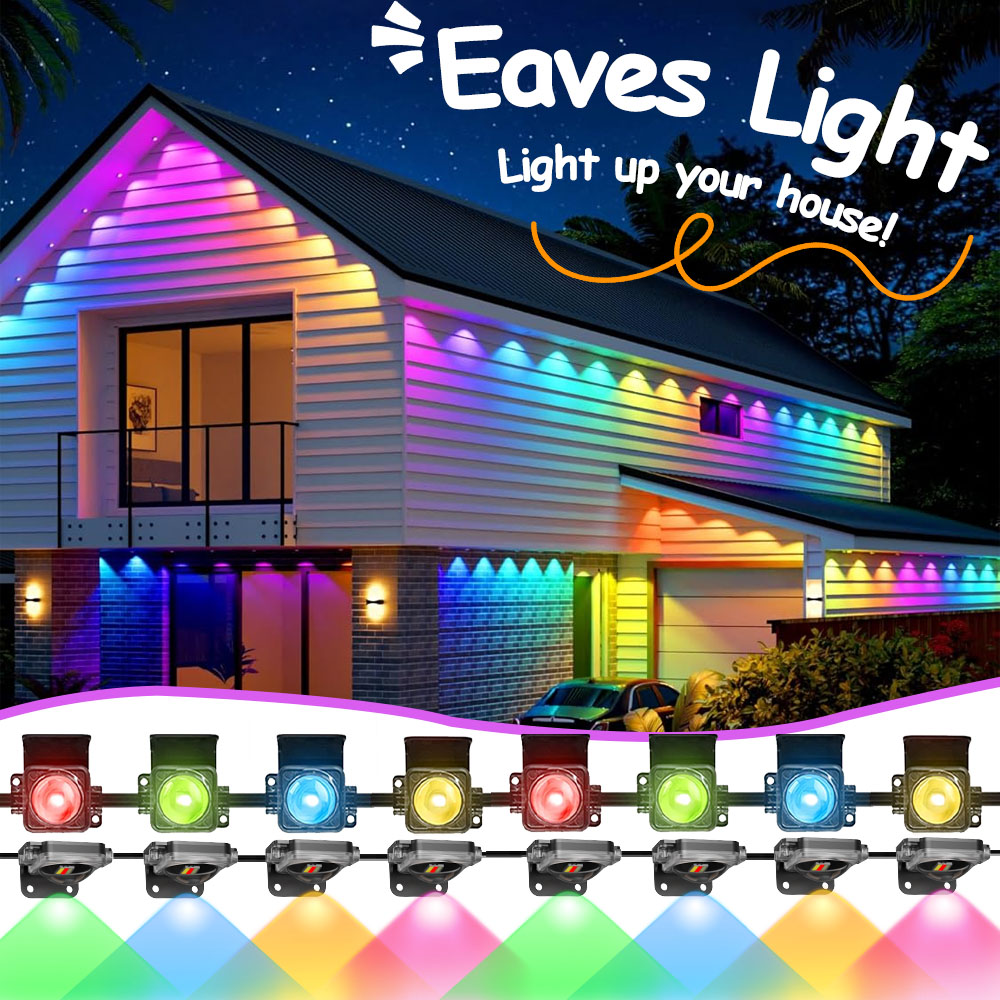 String Light Outdoor - Luci Permanenti da Esterno per Decorazione