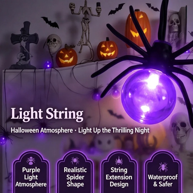 Luci a LED a Forma di Ragno a  - String Light Outdoor recensione e prezzo