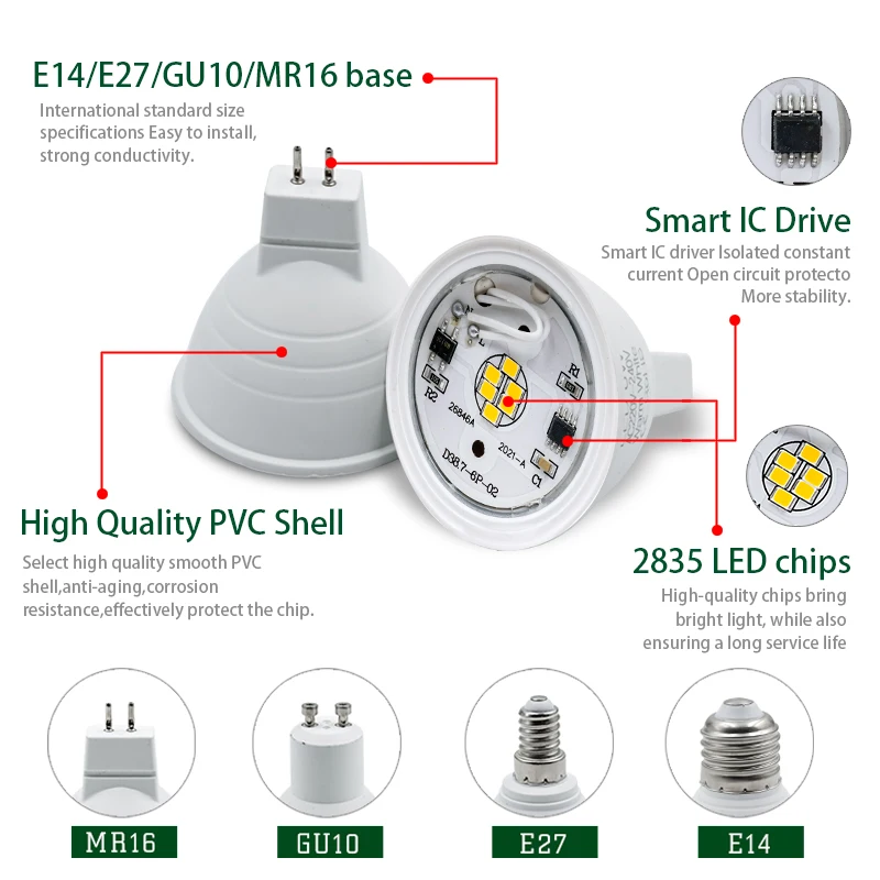 10 Lampadine LED E27/E14 MR16  - Decor Lighting Hours recensione e prezzo
