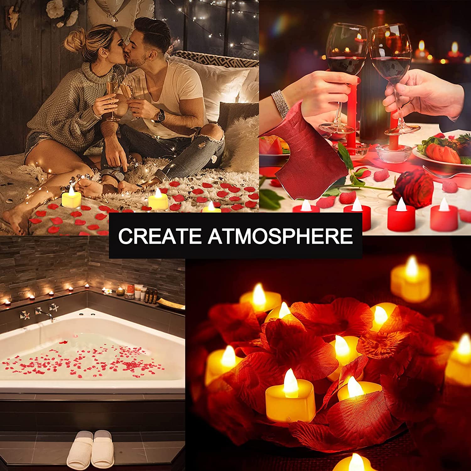 12/24 pezzi candele da tè a LE - Decor Lighting Hours recensione e prezzo