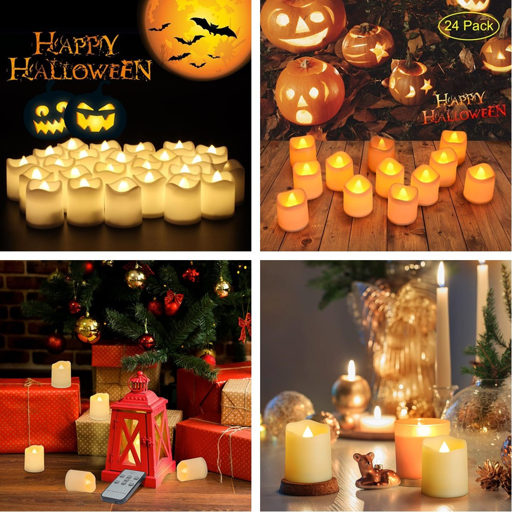 12/24 pezzi candele da tè a LE - Decor Lighting Hours recensione e prezzo
