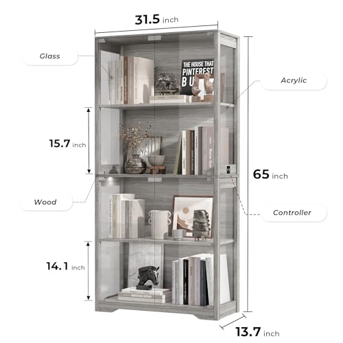 Vetrina con ante in vetro, esp - Lighting & Home Decor Studio Photos recensione e prezzo