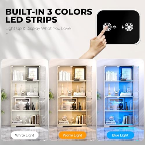 Vetrina con ante in vetro, esp - Lighting & Home Decor Studio Photos recensione e prezzo