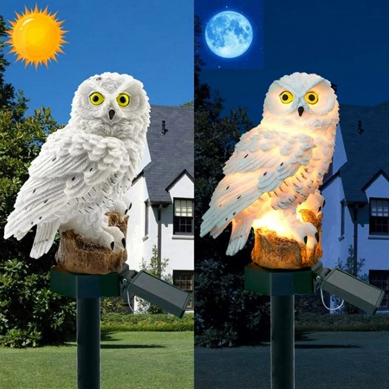 Statua di Gufo Solare con Luce - String Light Outdoor recensione e prezzo